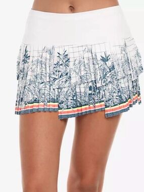 Lucky in Love Palms D’Amour Pleated 12" Skirt